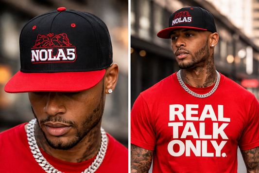 NOLA5 SNAPBACK HAT