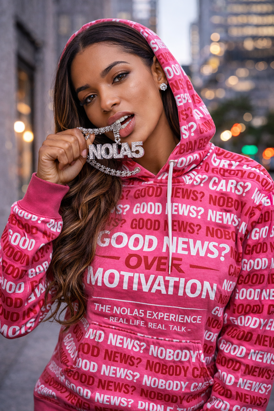 The Good News? Nobody Cares. AOP Hoodie