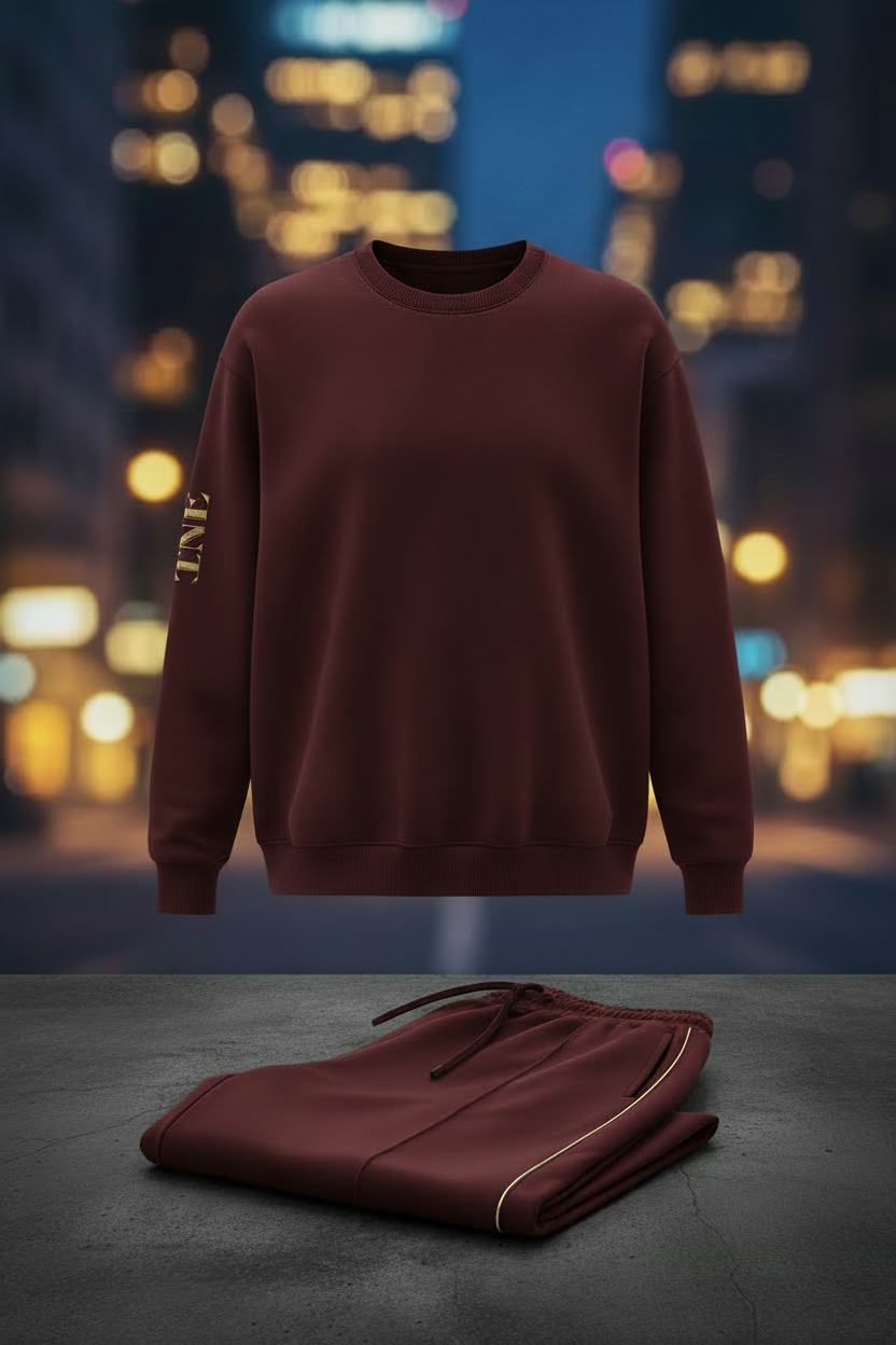 TNE Crewneck Sweatshirt - Burgundy