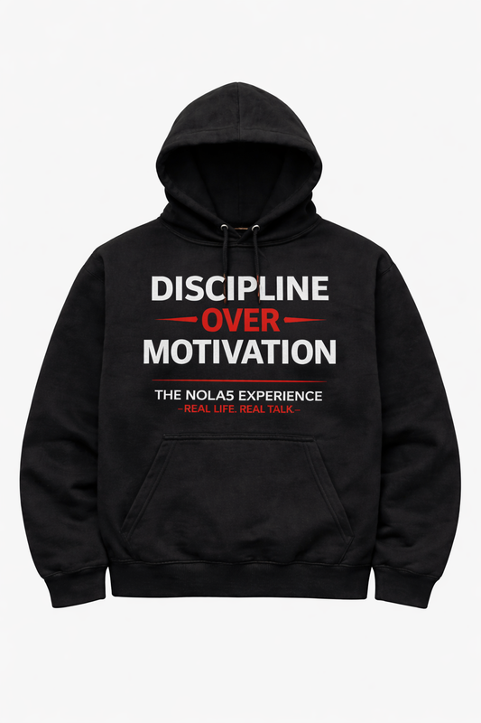 Discipline Over Motivation Hoodie