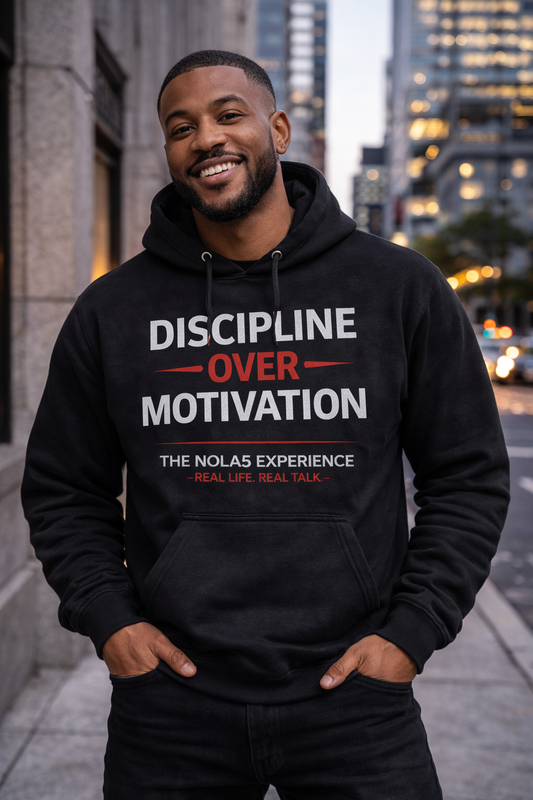 Discipline Over Motivation Hoodie