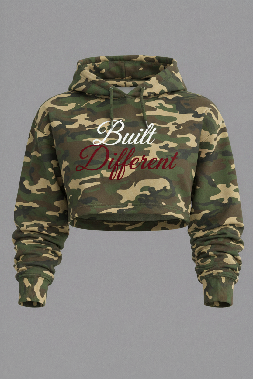 Cursive Hoodie - Camo