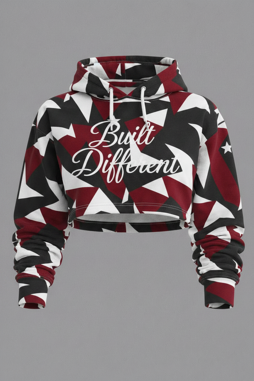 Cursive Hoodie - Geometric
