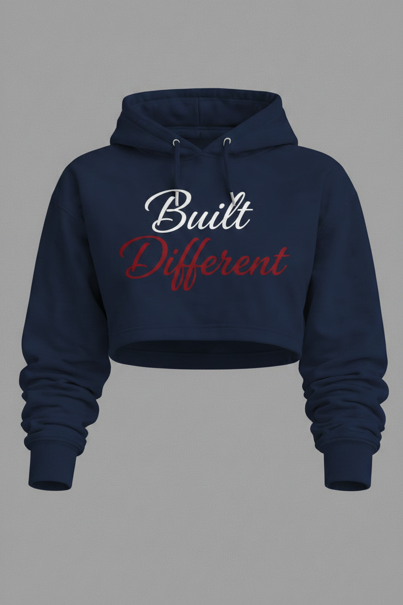 Cursive Hoodie - Navy