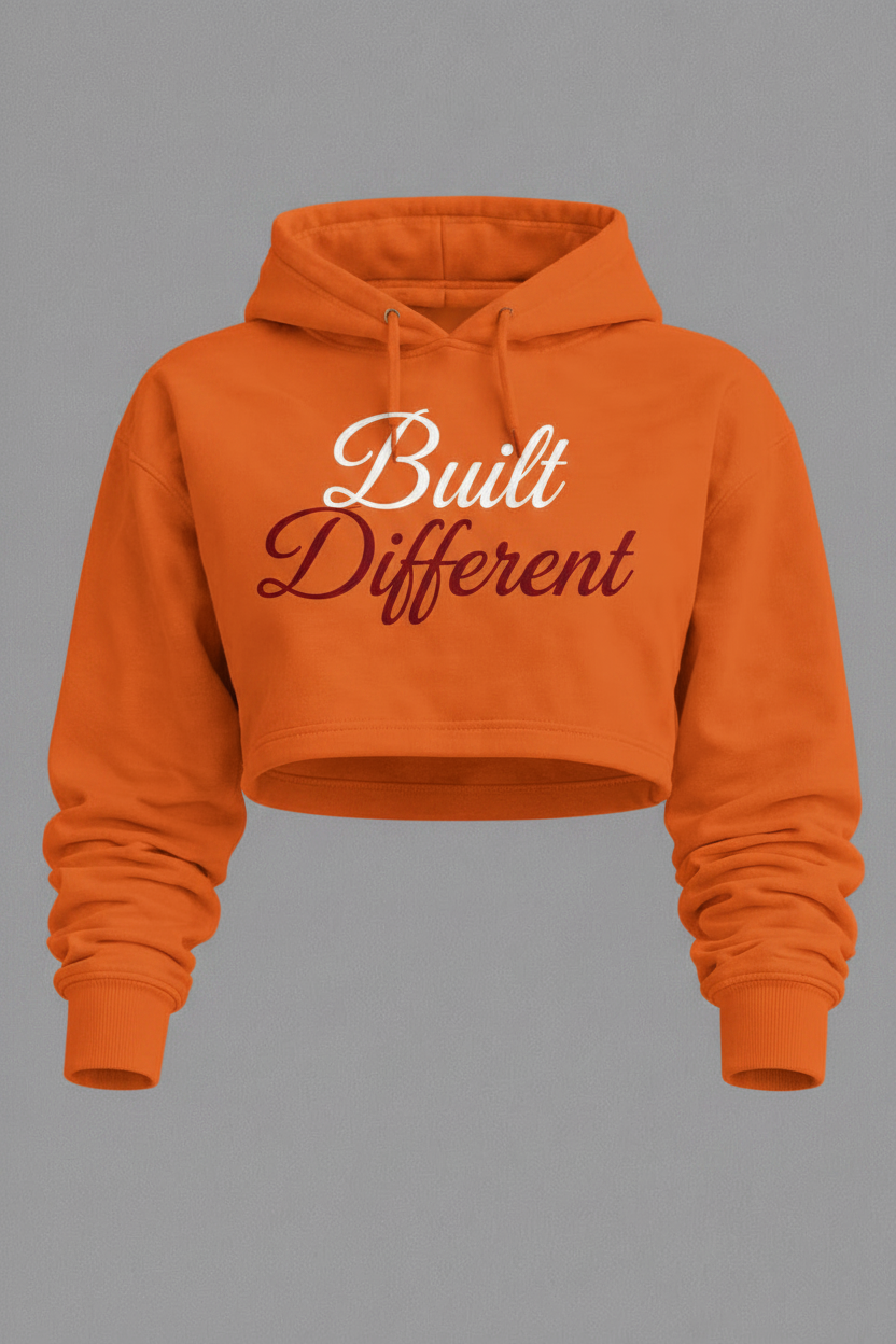 Cursive Hoodie - Orange