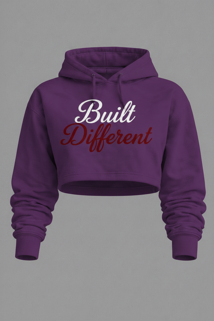 Cursive Hoodie - Purple