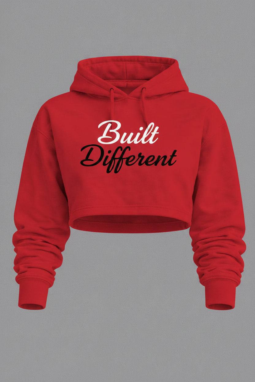 Cursive Hoodie - Red