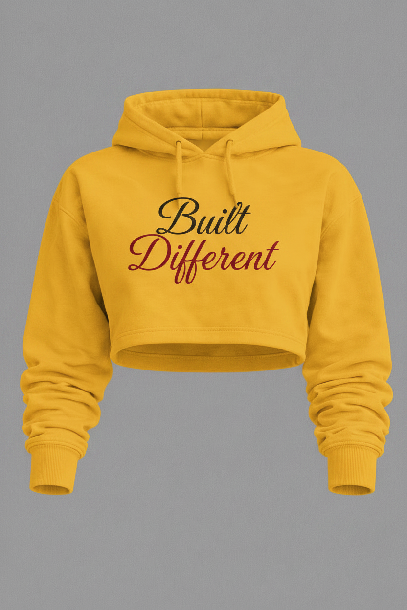 Cursive Hoodie - Yellow
