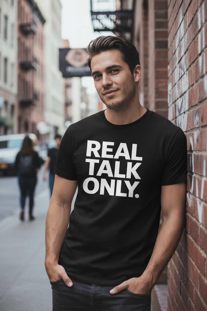 Real Talk Only Lifestyle - Black